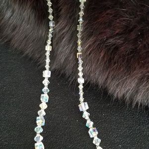 Handmade Swarovski Irridescent Crystal Necklace
